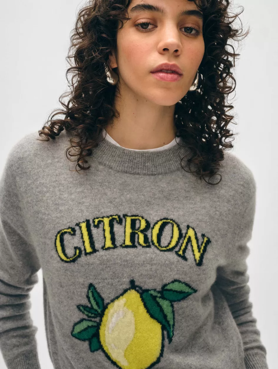 White + Warren Sweaters-cashmere citron crewneck