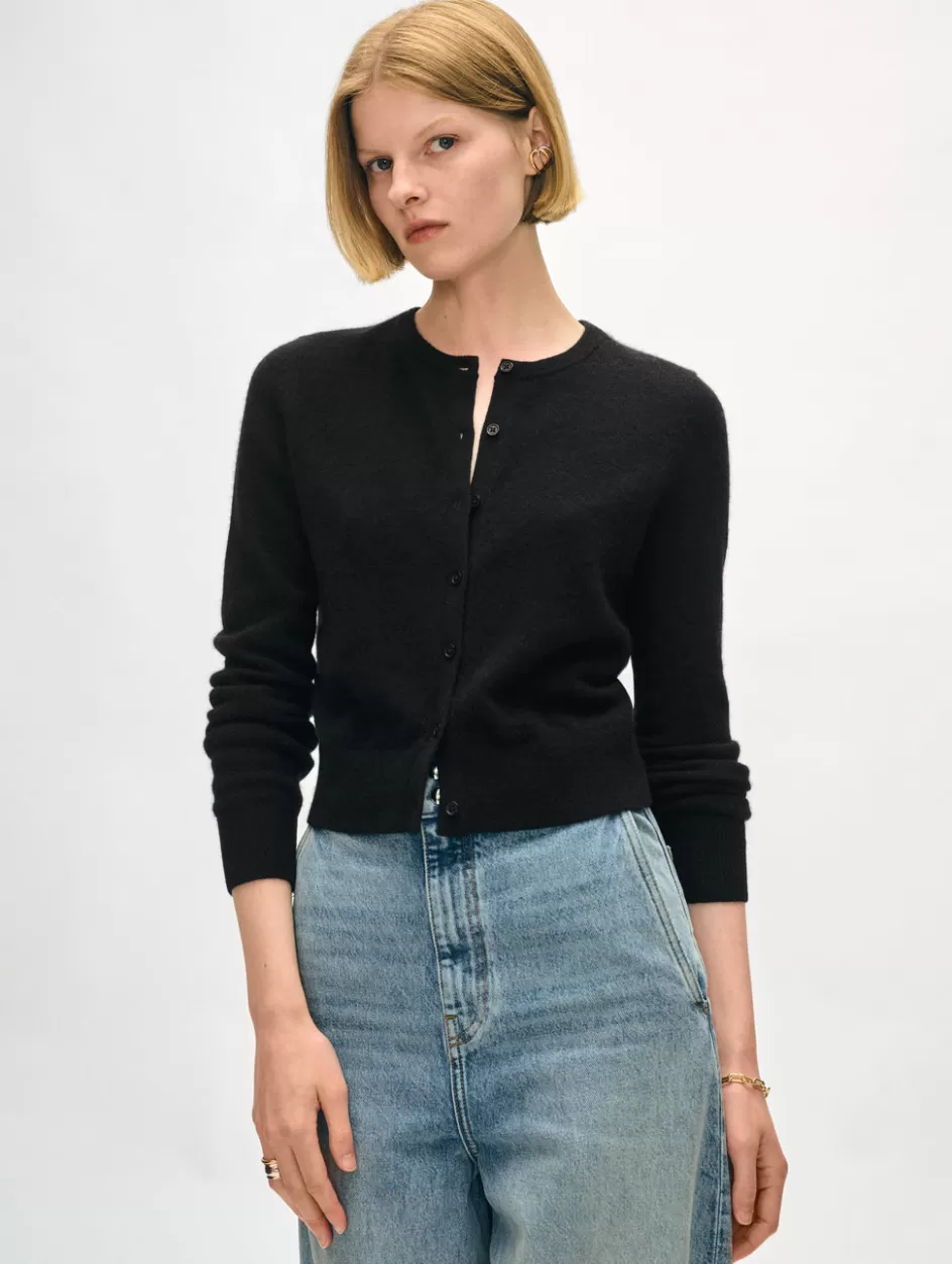 White + Warren Cardigans-cashmere crewneck cardigan