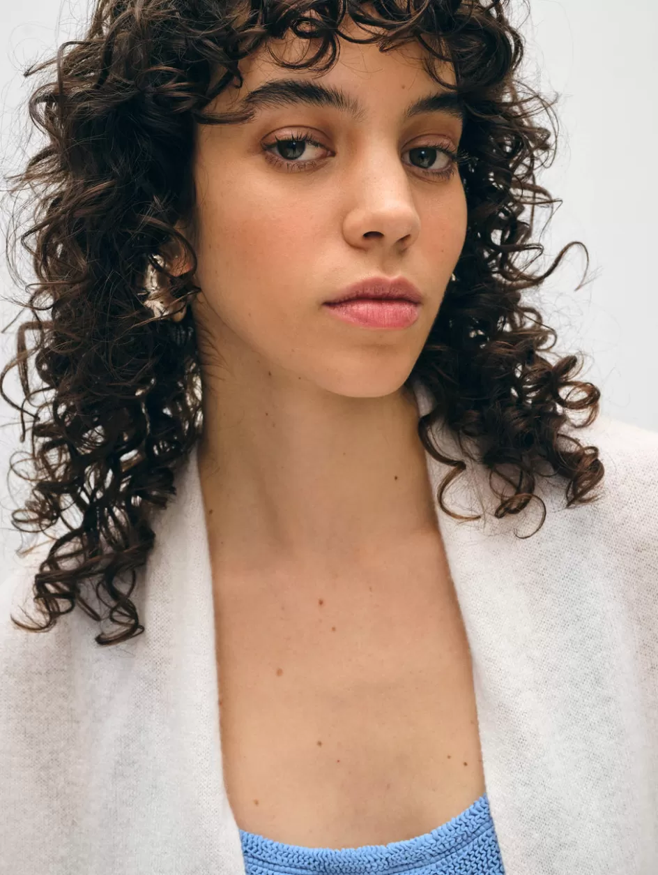 White + Warren Cardigans-cashmere cropped trapeze cardigan