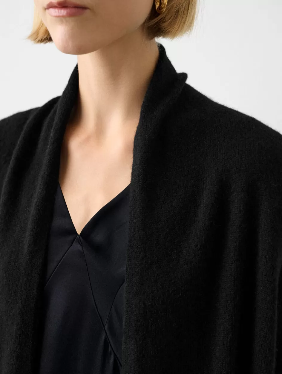 White + Warren Cardigans-cashmere cropped trapeze cardigan