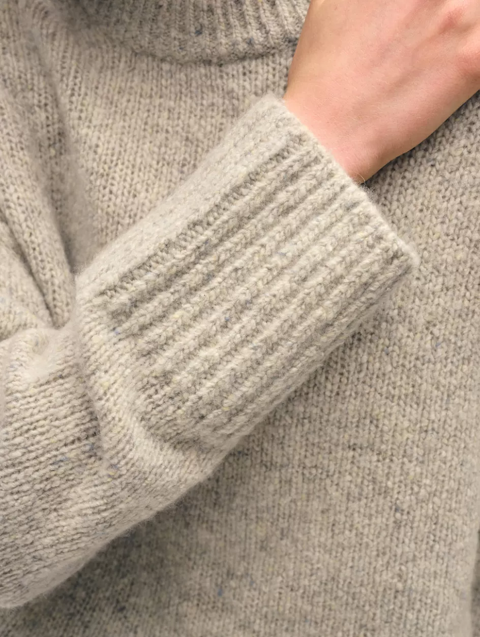 White + Warren Sweaters-cashmere donegal easy crewneck