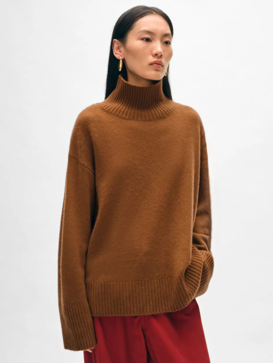 White + Warren Sweaters-cashmere easy standneck