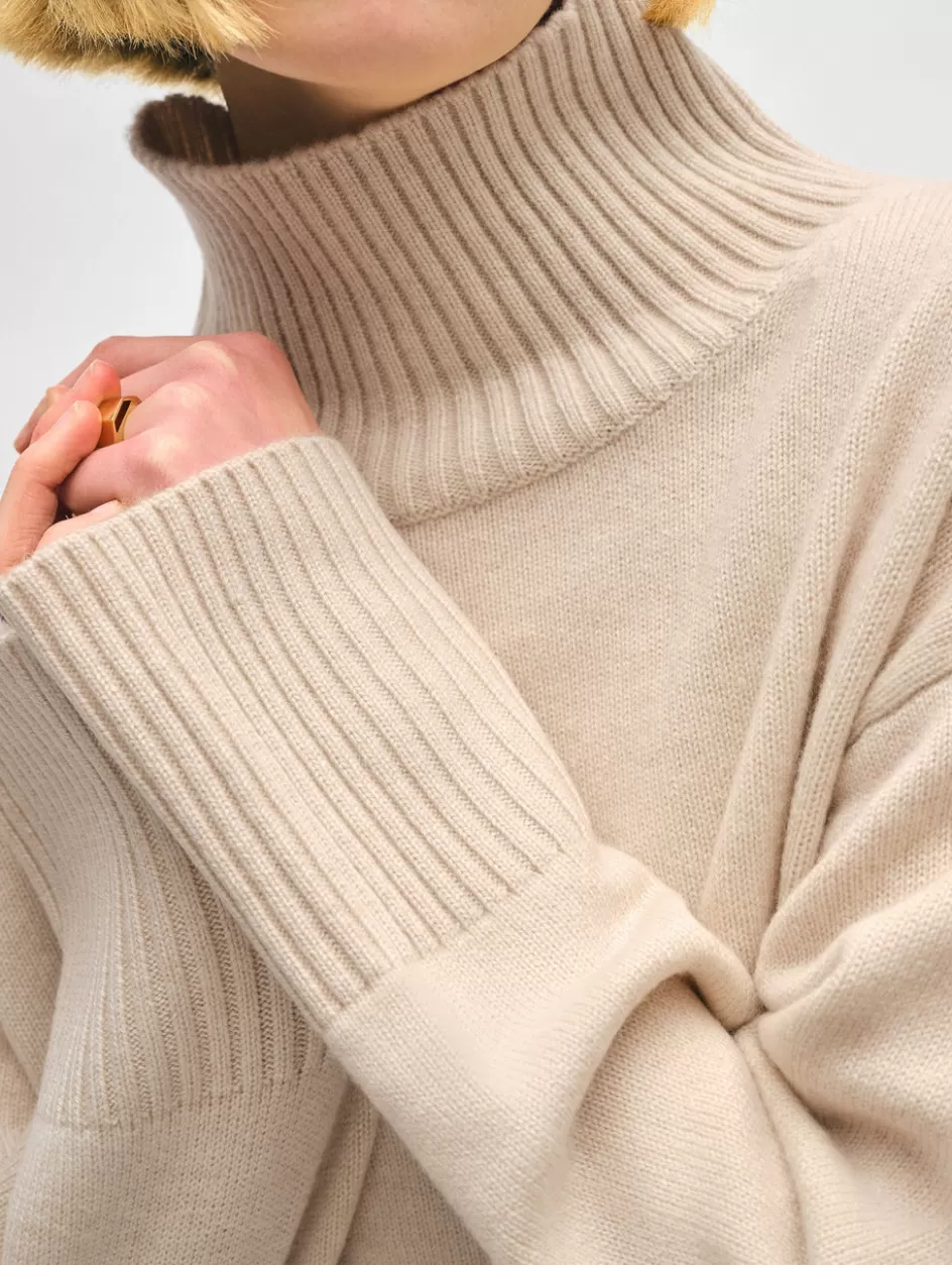 White + Warren Sweaters-cashmere easy standneck
