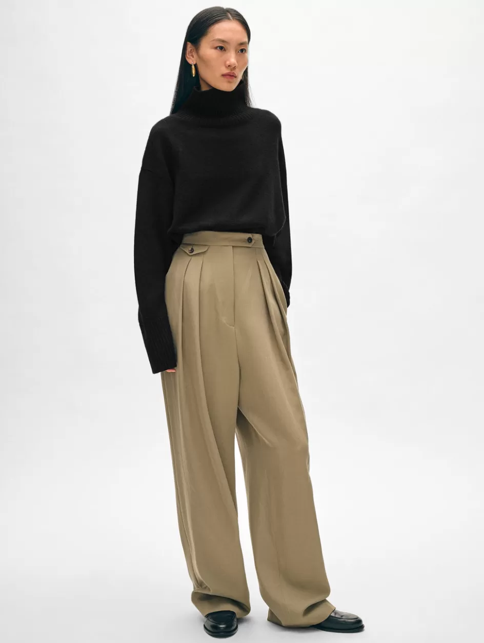 White + Warren Sweaters-cashmere easy standneck