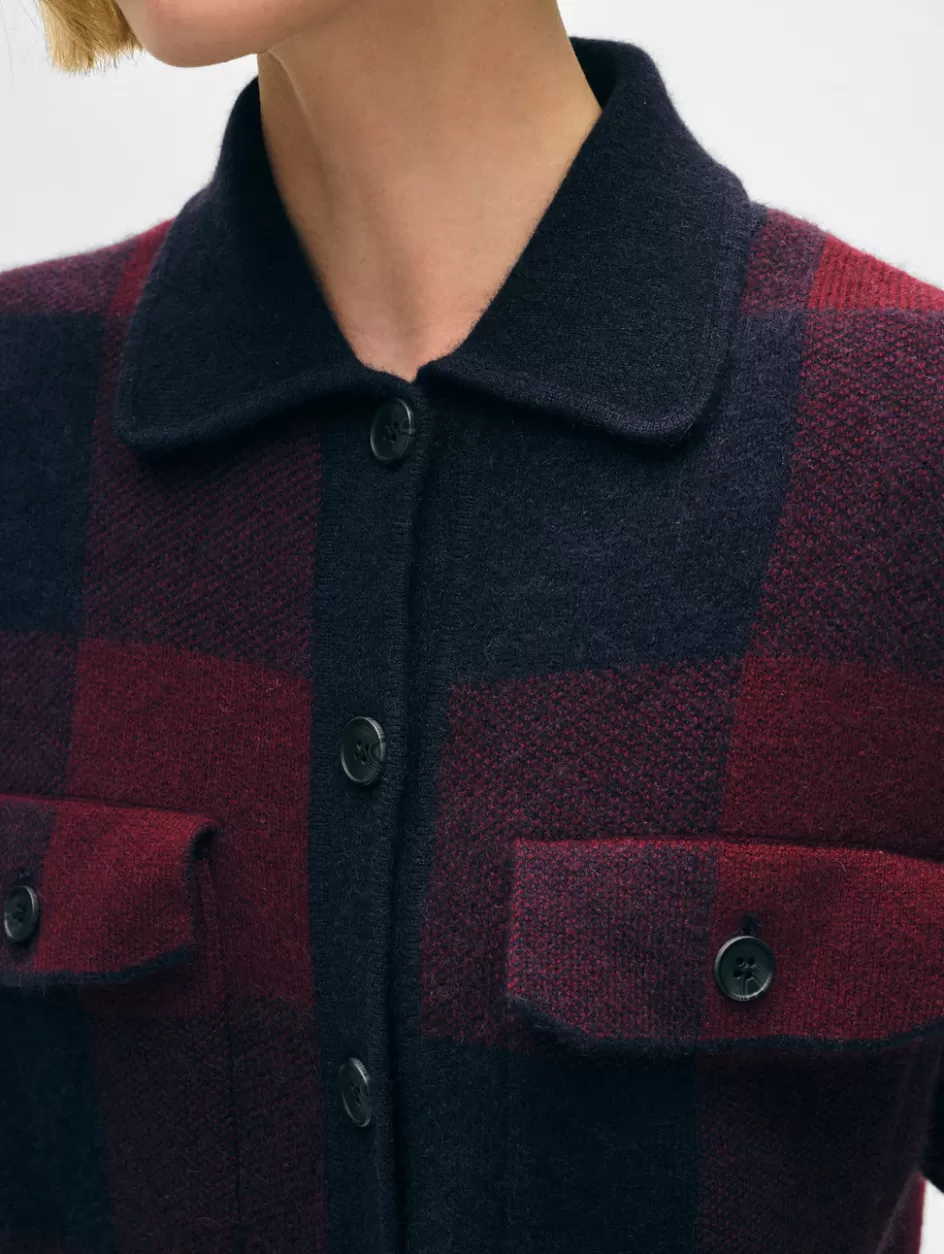 White + Warren Cardigans-cashmere luxe button down shacket