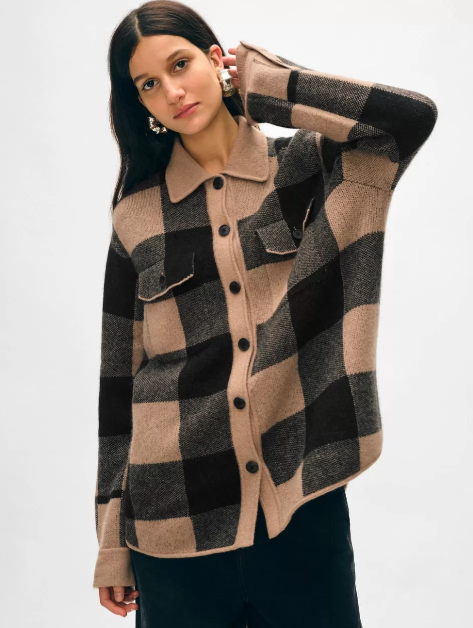 White + Warren Cardigans-cashmere luxe button down shacket