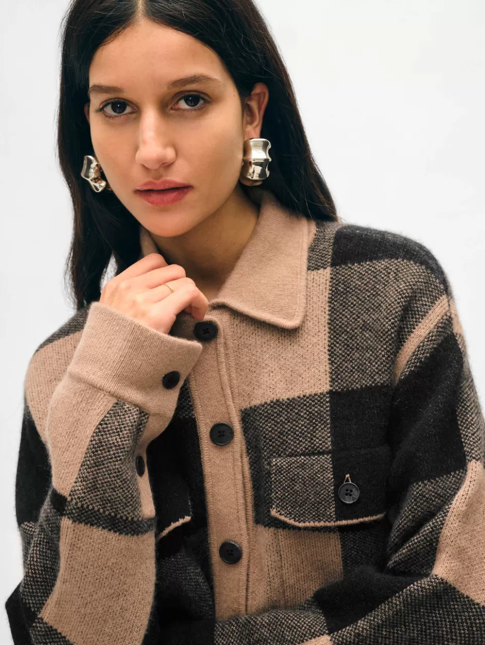 White + Warren Cardigans-cashmere luxe button down shacket