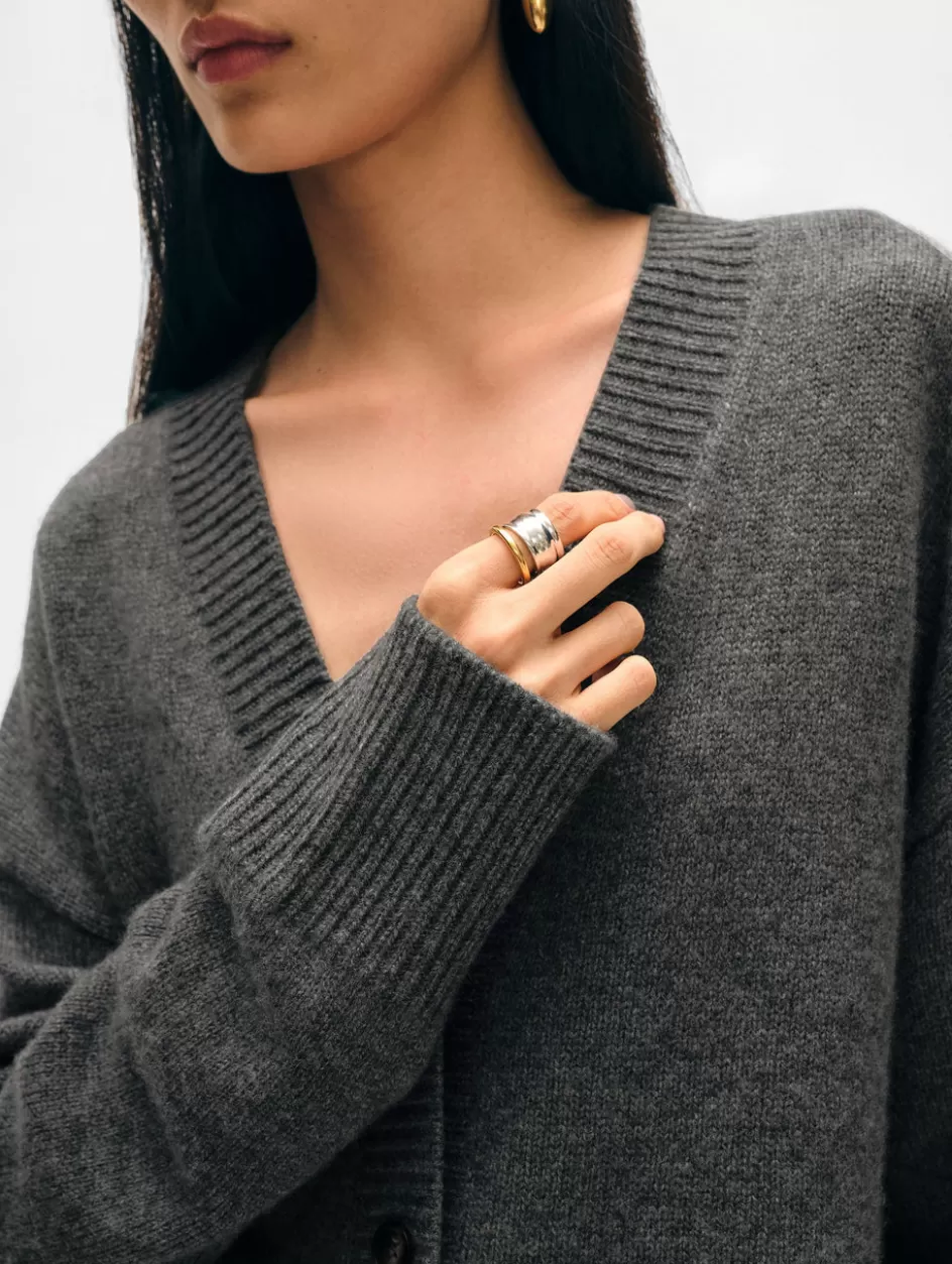 White + Warren Cardigans-cashmere luxe pocket cardigan