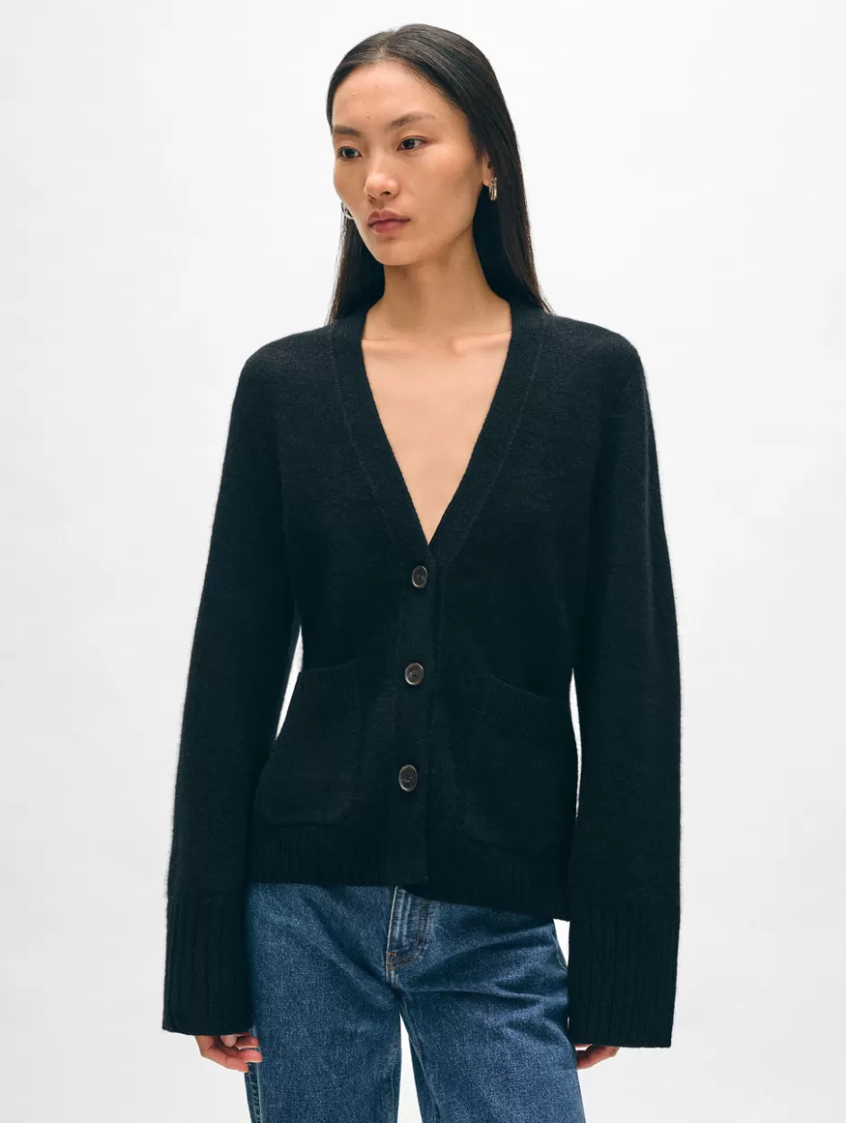 White + Warren Cardigans-cashmere luxe waisted cardigan