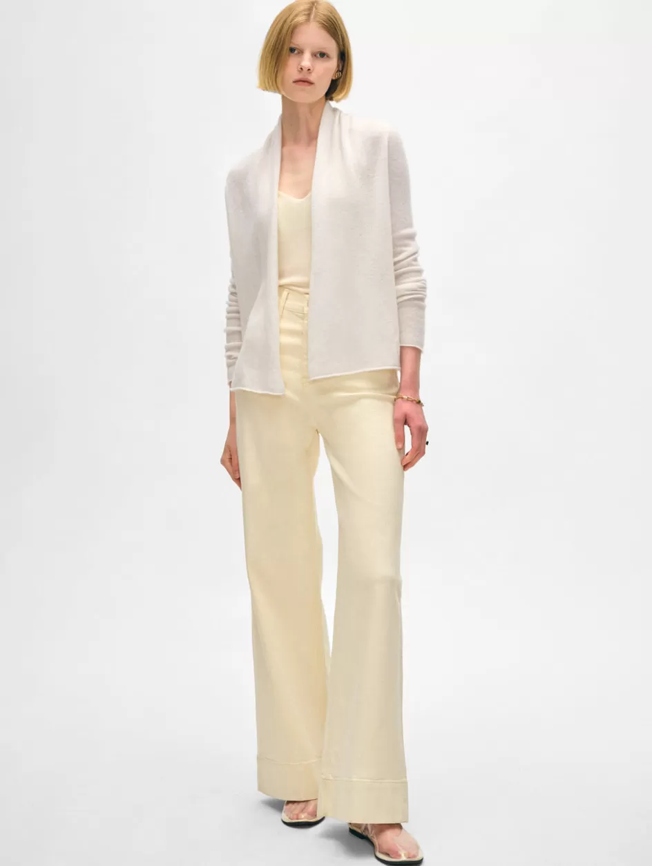 White + Warren Cardigans-cashmere mini trapeze cardigan