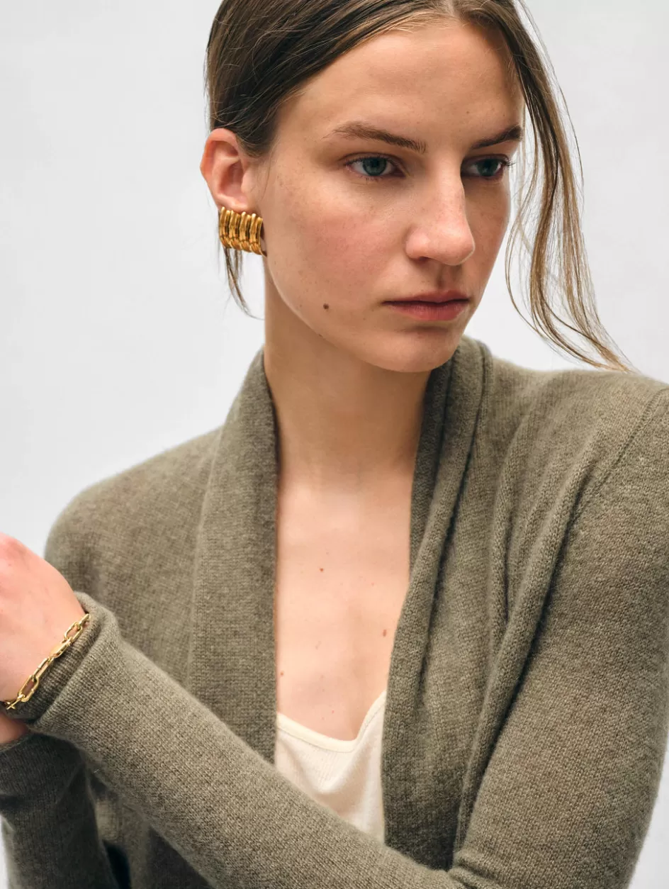 White + Warren Cardigans-cashmere mini trapeze cardigan