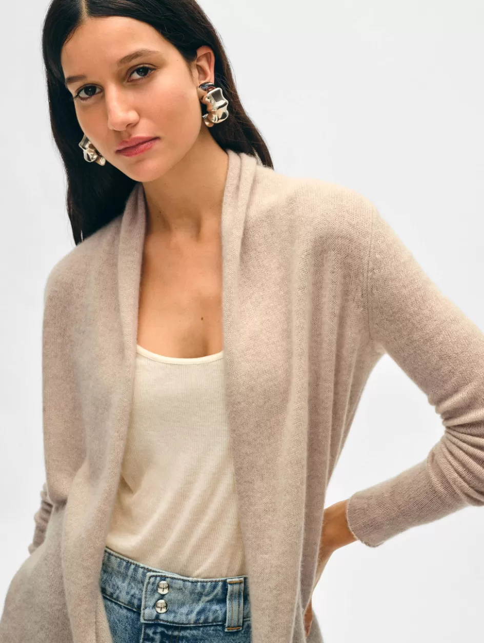 White + Warren Cardigans-cashmere mini trapeze cardigan