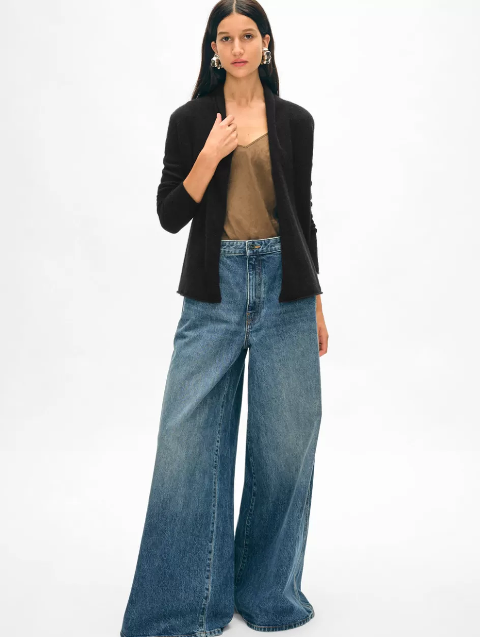 White + Warren Cardigans-cashmere mini trapeze cardigan