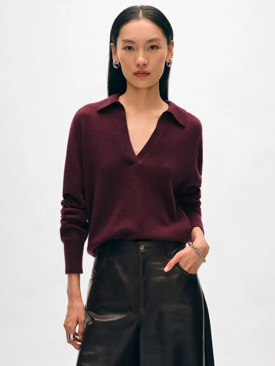 White + Warren Sweaters-cashmere polo