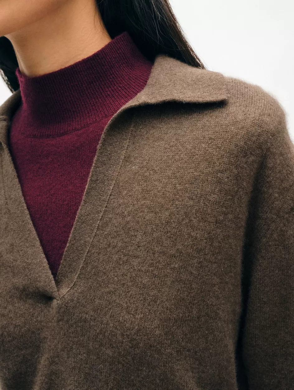 White + Warren Sweaters-cashmere polo