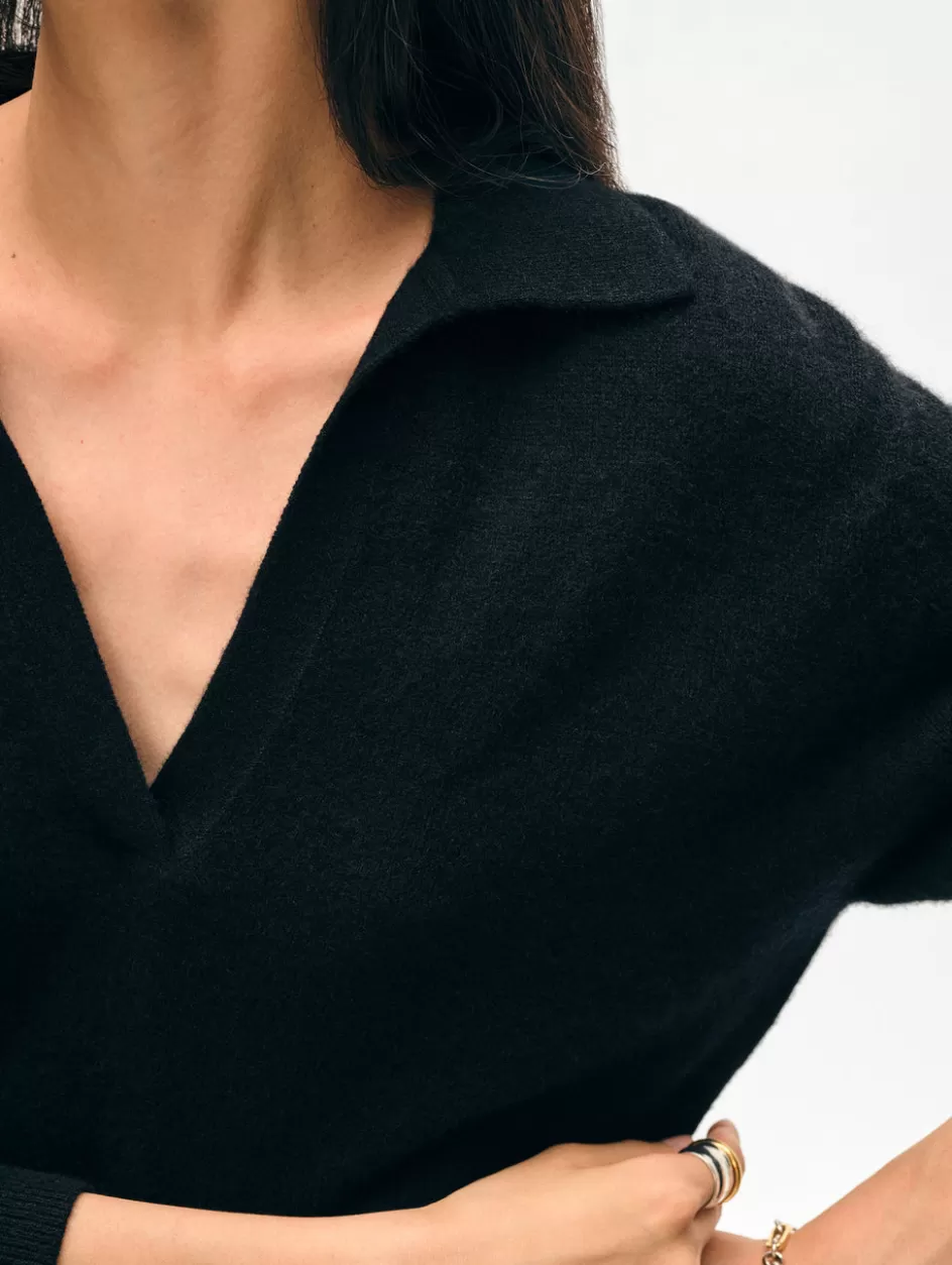 White + Warren Sweaters-cashmere polo