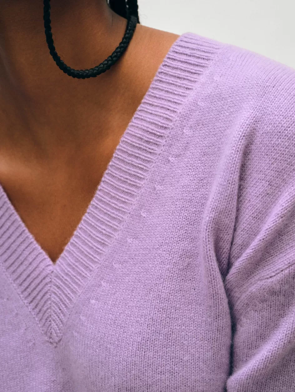 White + Warren Sweaters-cashmere relaxed v neck