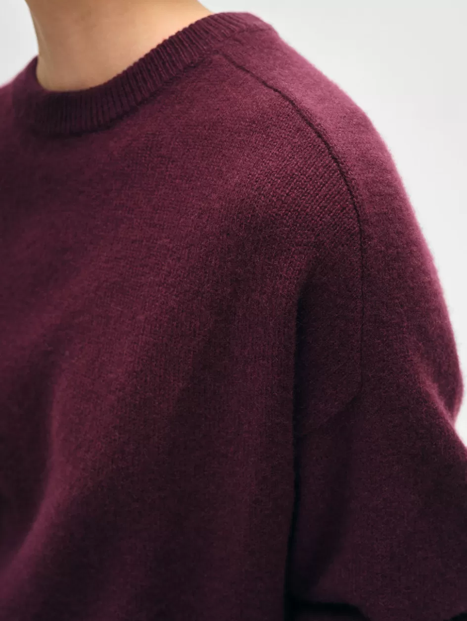 White + Warren Sweaters-cashmere saddle sleeve crewneck