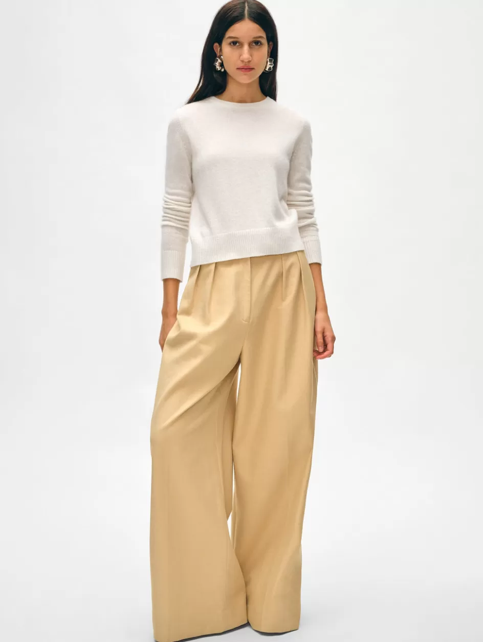 White + Warren Sweaters-cashmere shrunken crewneck
