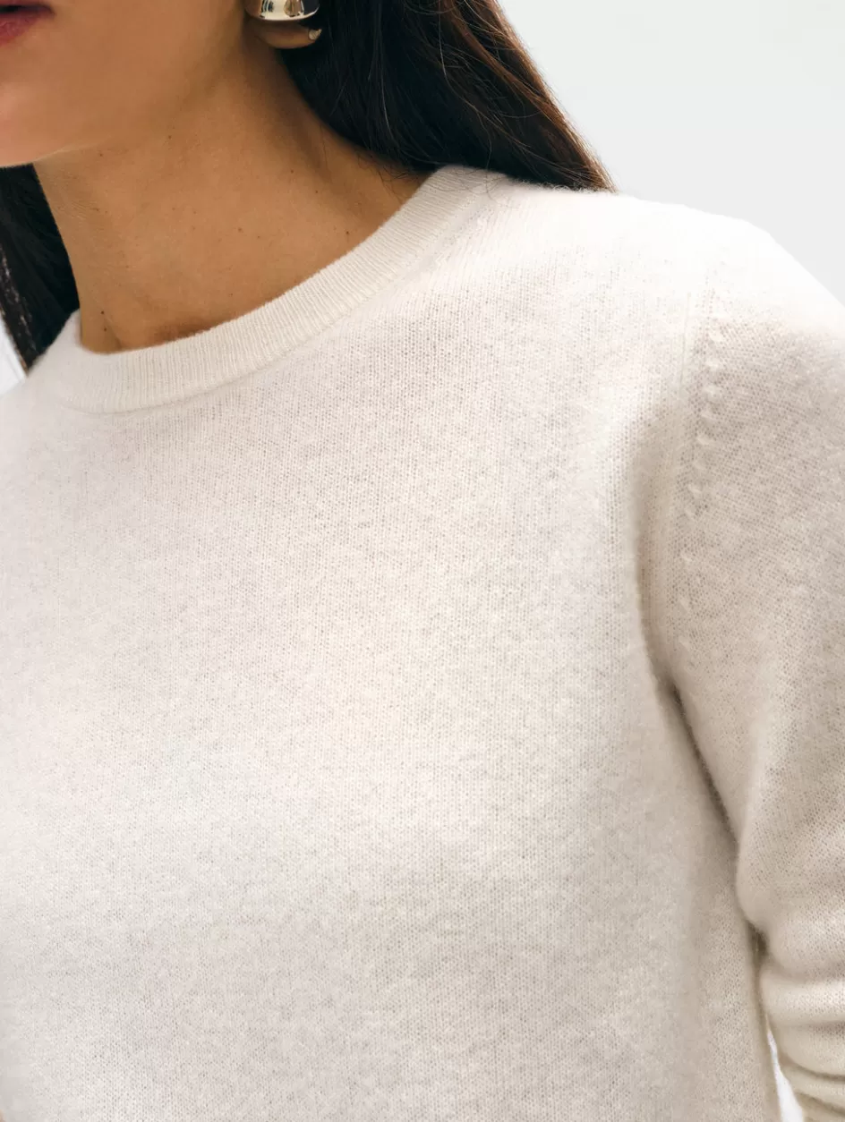 White + Warren Sweaters-cashmere shrunken crewneck