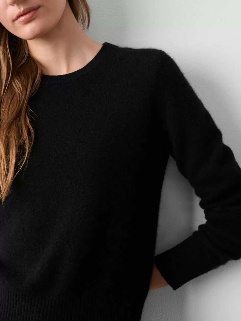 White + Warren Sweaters-cashmere shrunken crewneck