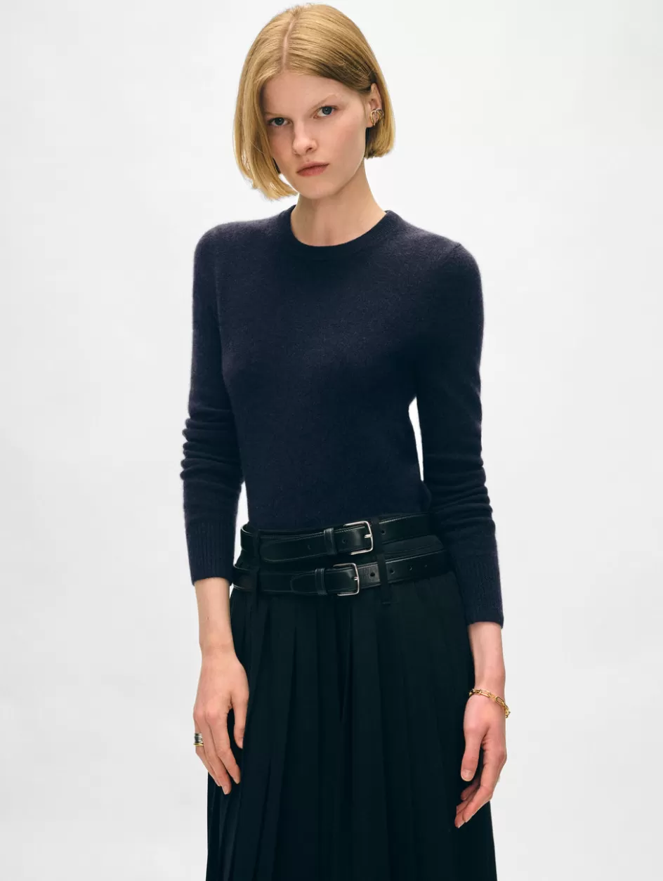 White + Warren Sweaters-cashmere shrunken crewneck