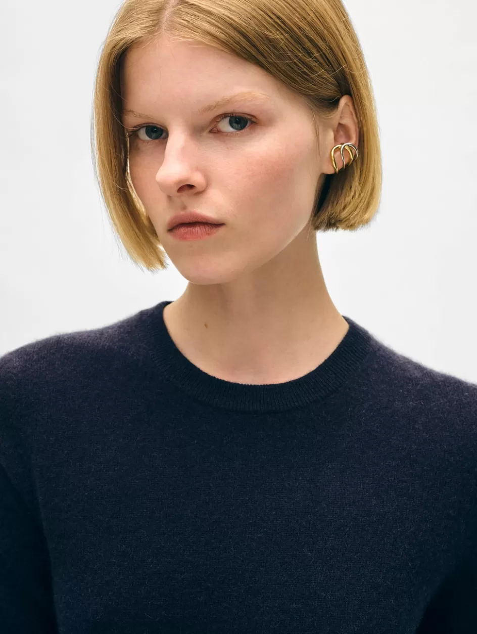 White + Warren Sweaters-cashmere shrunken crewneck