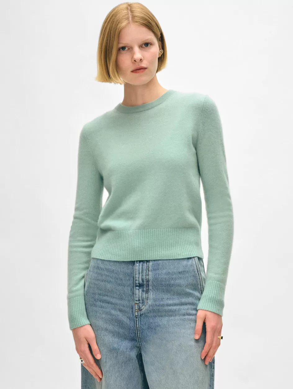White + Warren Sweaters-cashmere shrunken crewneck