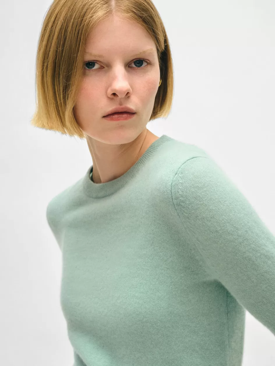 White + Warren Sweaters-cashmere shrunken crewneck