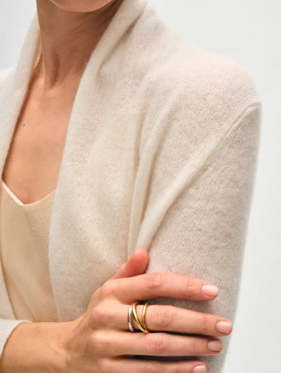 White + Warren Cardigans-cashmere trapeze cardigan