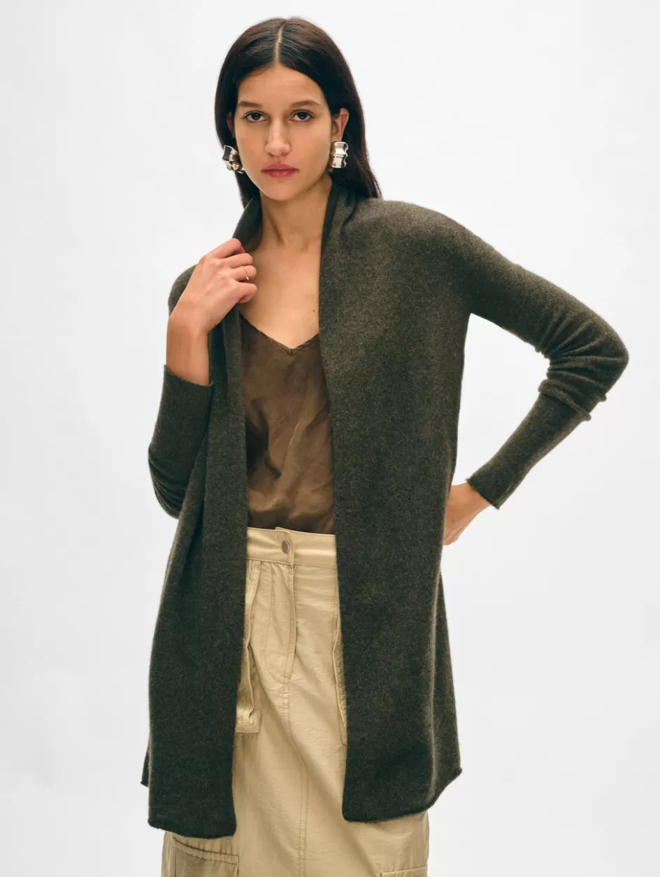 White + Warren Cardigans-cashmere trapeze cardigan