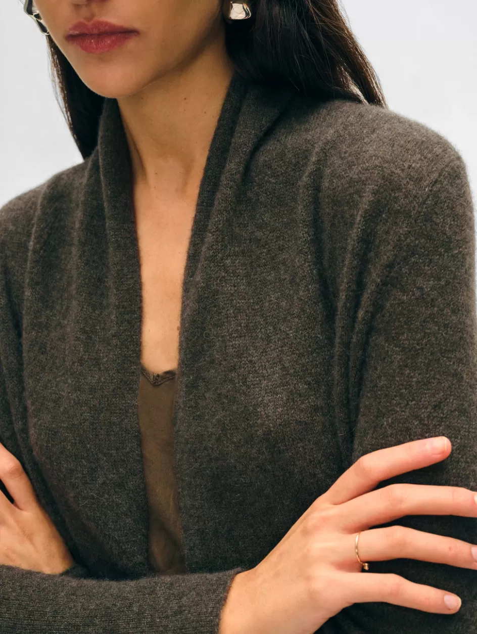 White + Warren Cardigans-cashmere trapeze cardigan
