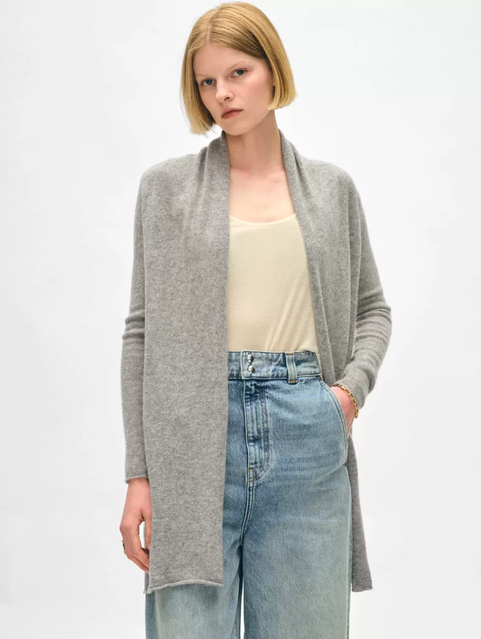 White + Warren Cardigans-cashmere trapeze cardigan