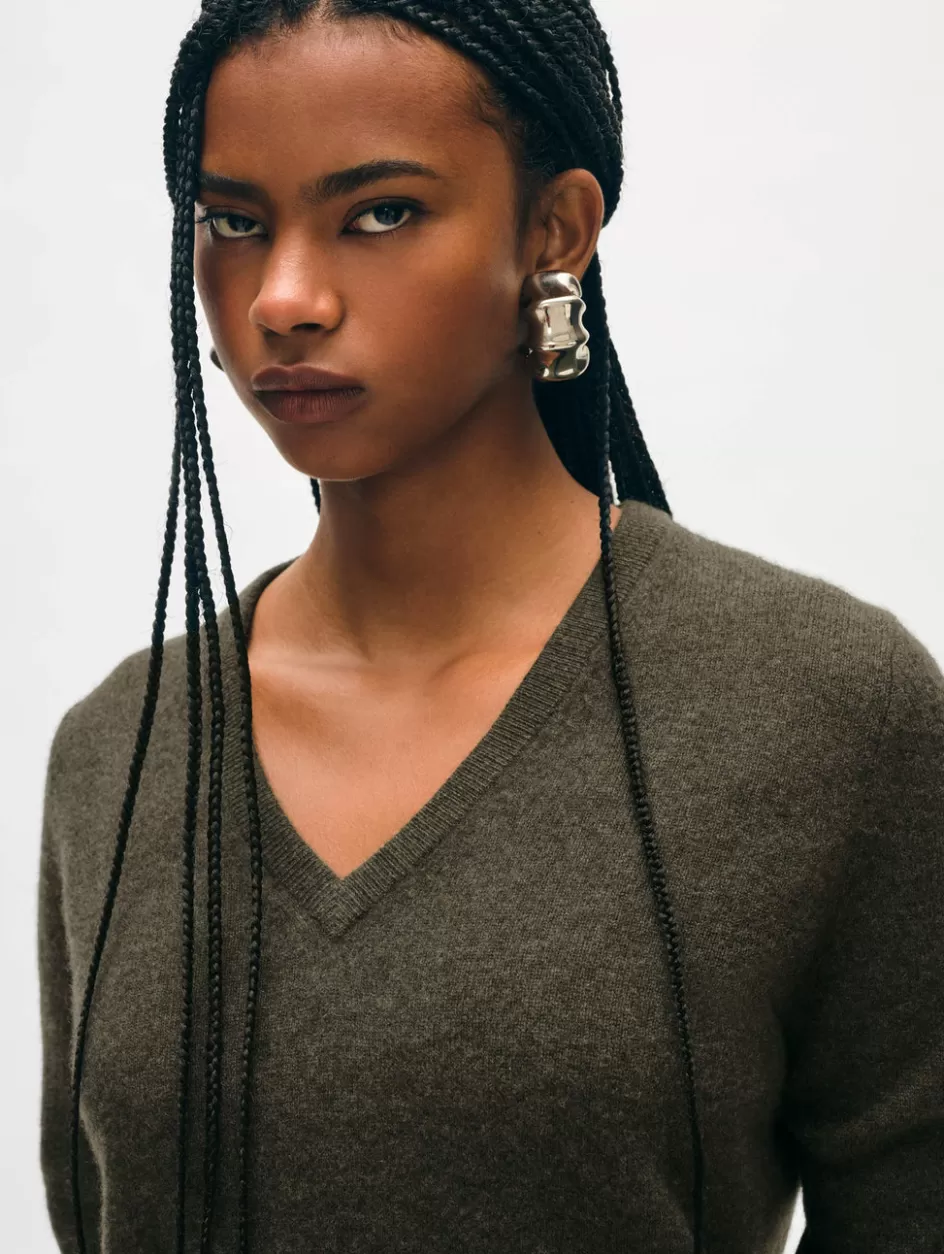 White + Warren Sweaters-cashmere v neck