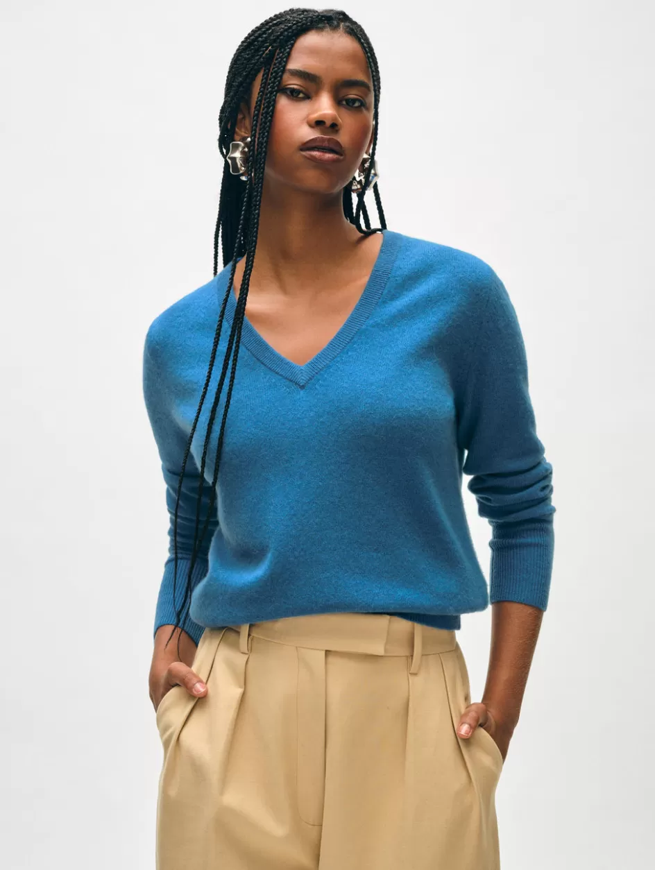 White + Warren Sweaters-cashmere v neck