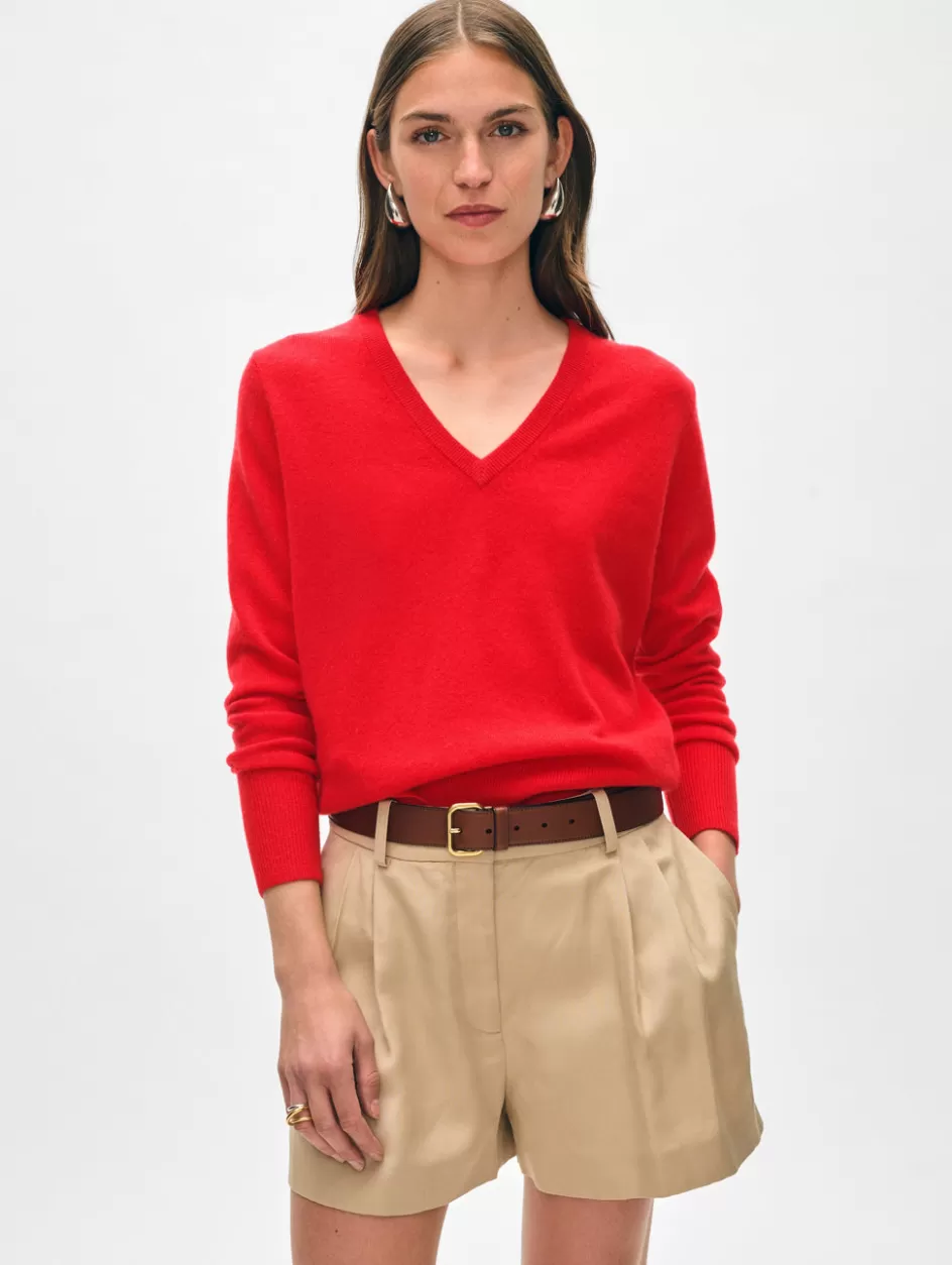 White + Warren Sweaters-cashmere v neck
