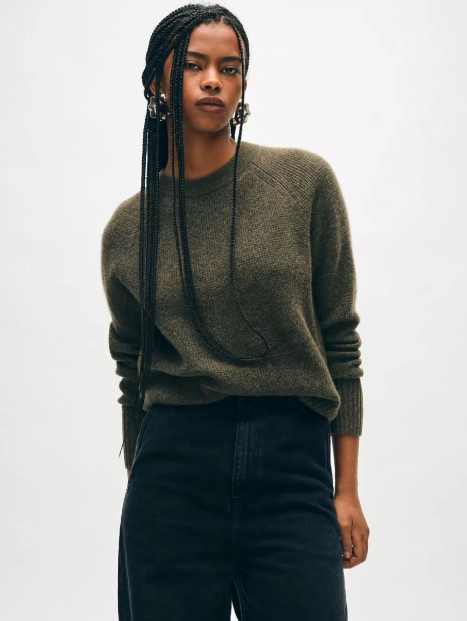 White + Warren Sweaters-cashmere waffle sweatshirt