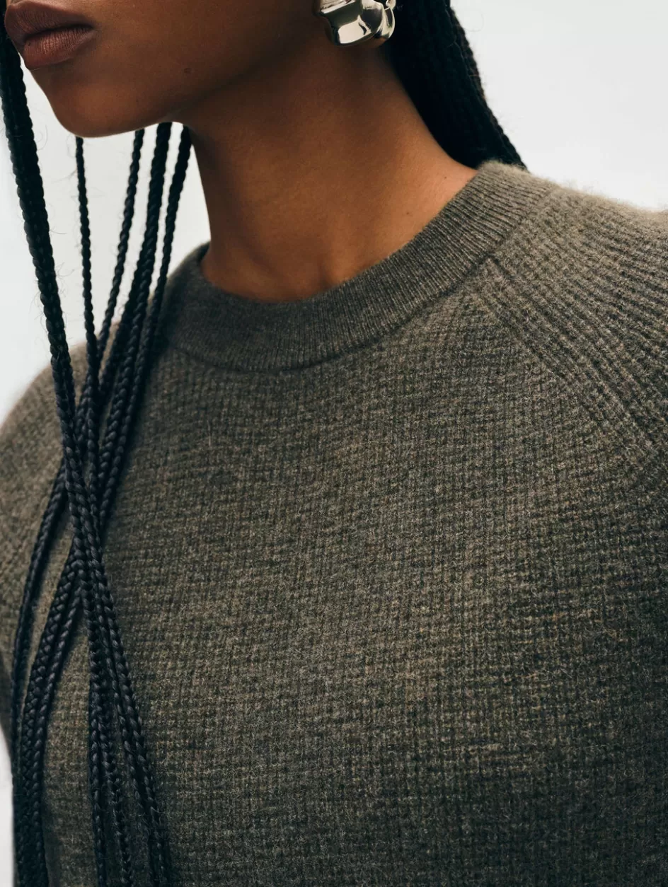 White + Warren Sweaters-cashmere waffle sweatshirt