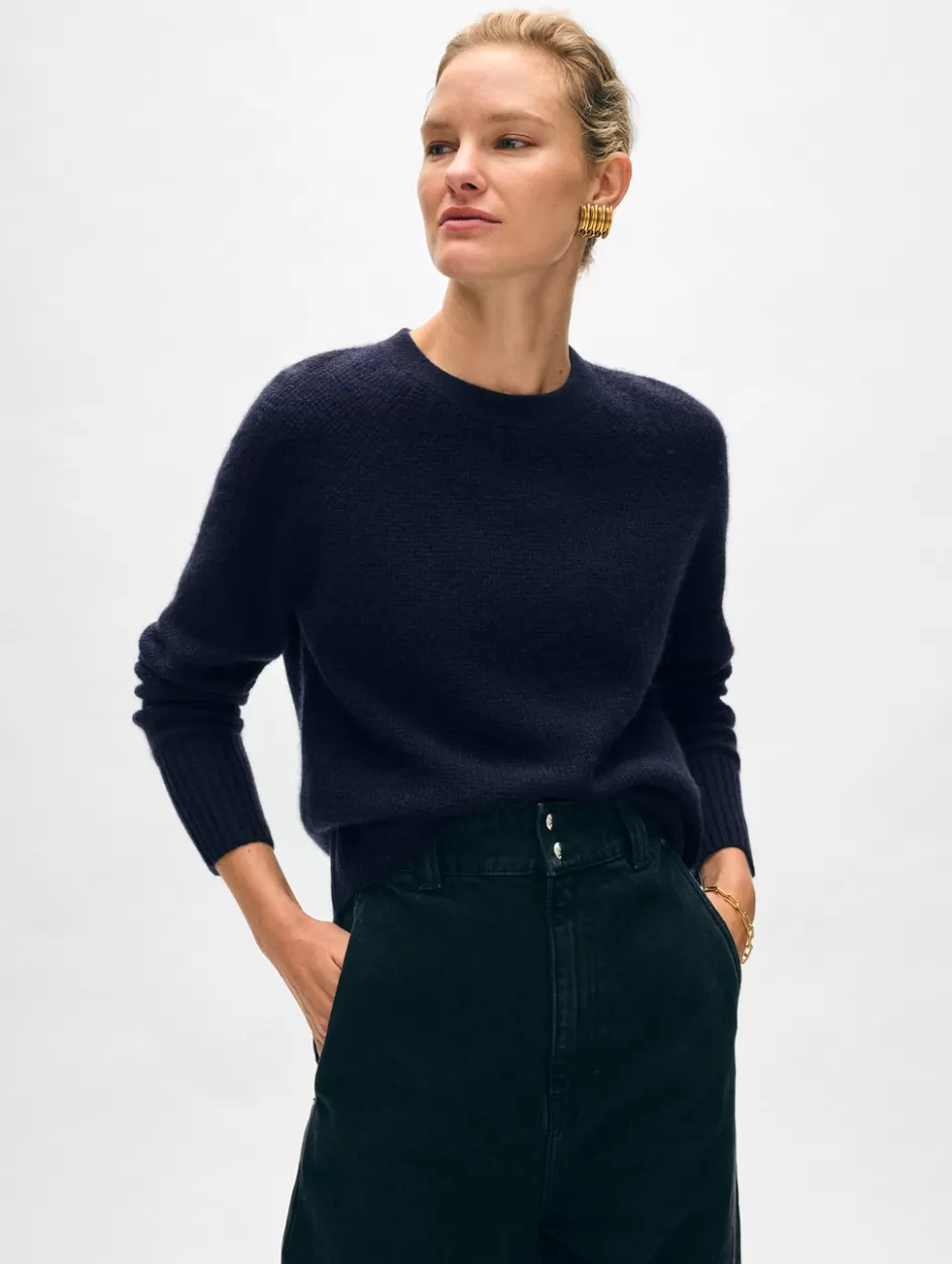 White + Warren Sweaters-cashmere waffle sweatshirt