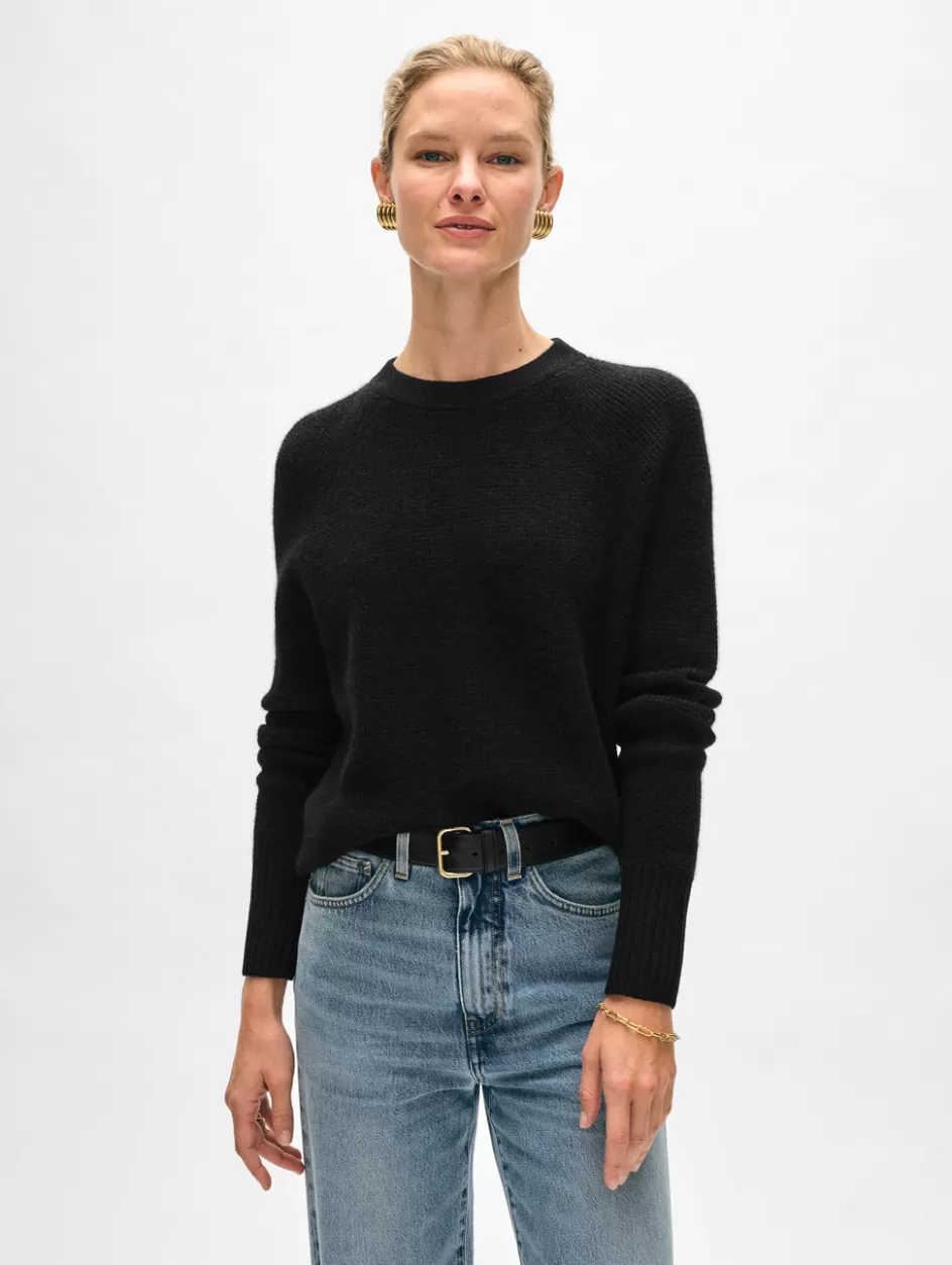 White + Warren Sweaters-cashmere waffle sweatshirt