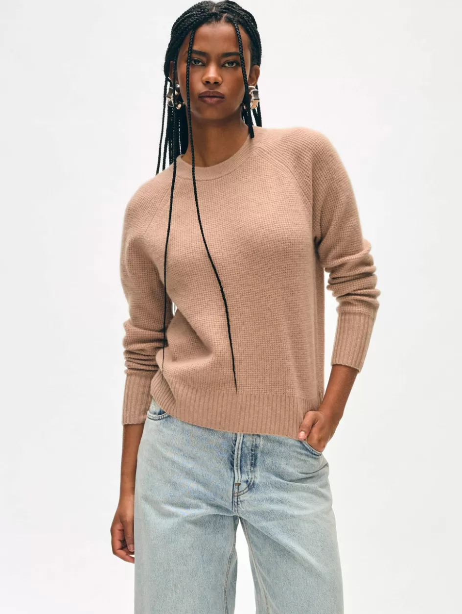 White + Warren Sweaters-cashmere waffle sweatshirt