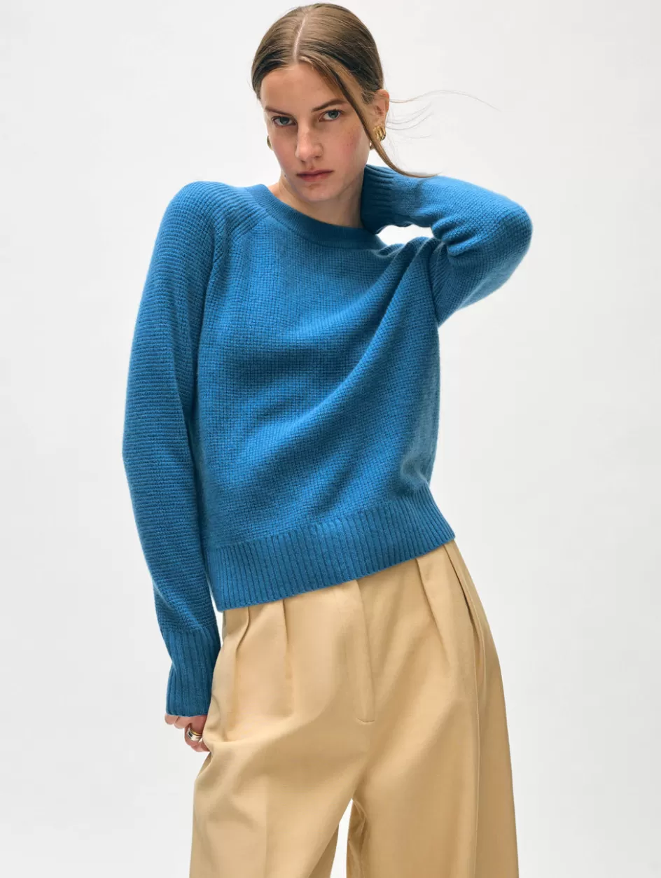 White + Warren Sweaters-cashmere waffle sweatshirt
