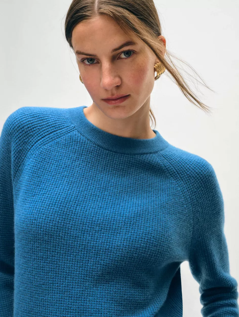 White + Warren Sweaters-cashmere waffle sweatshirt