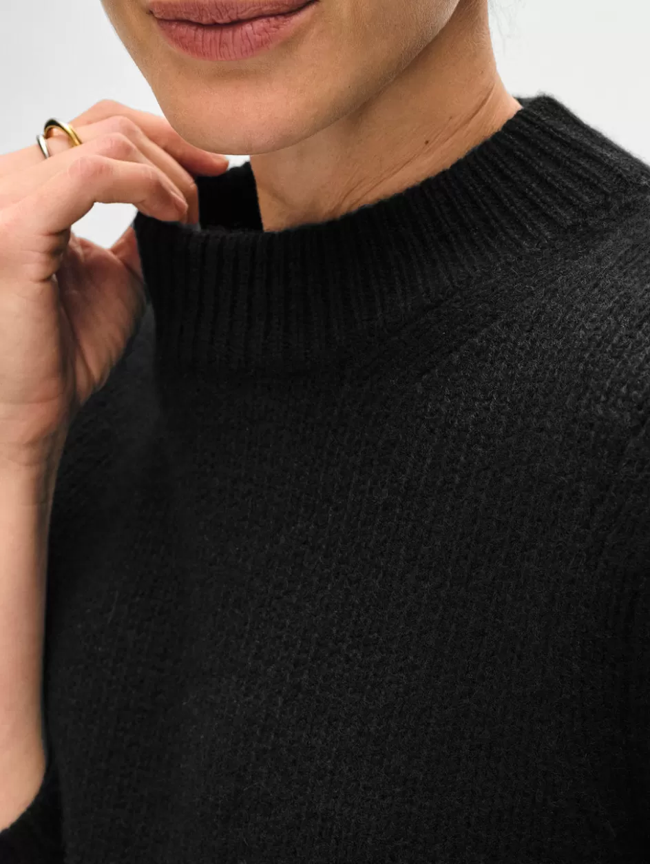 White + Warren Sweaters-cashmere wide rib trim crewneck