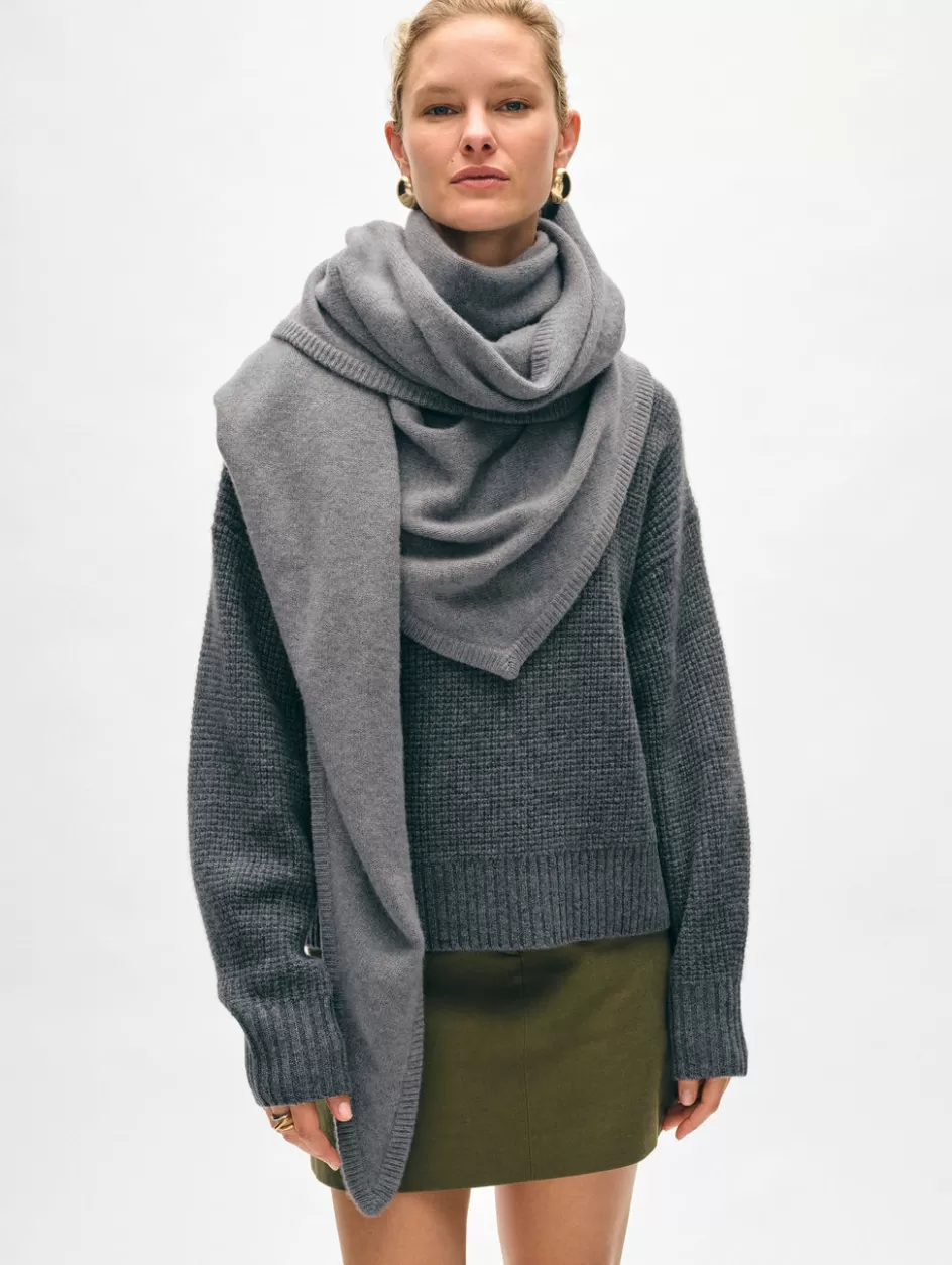 White + Warren Travel Wraps + Scarves-merino cashmere triangle scarf