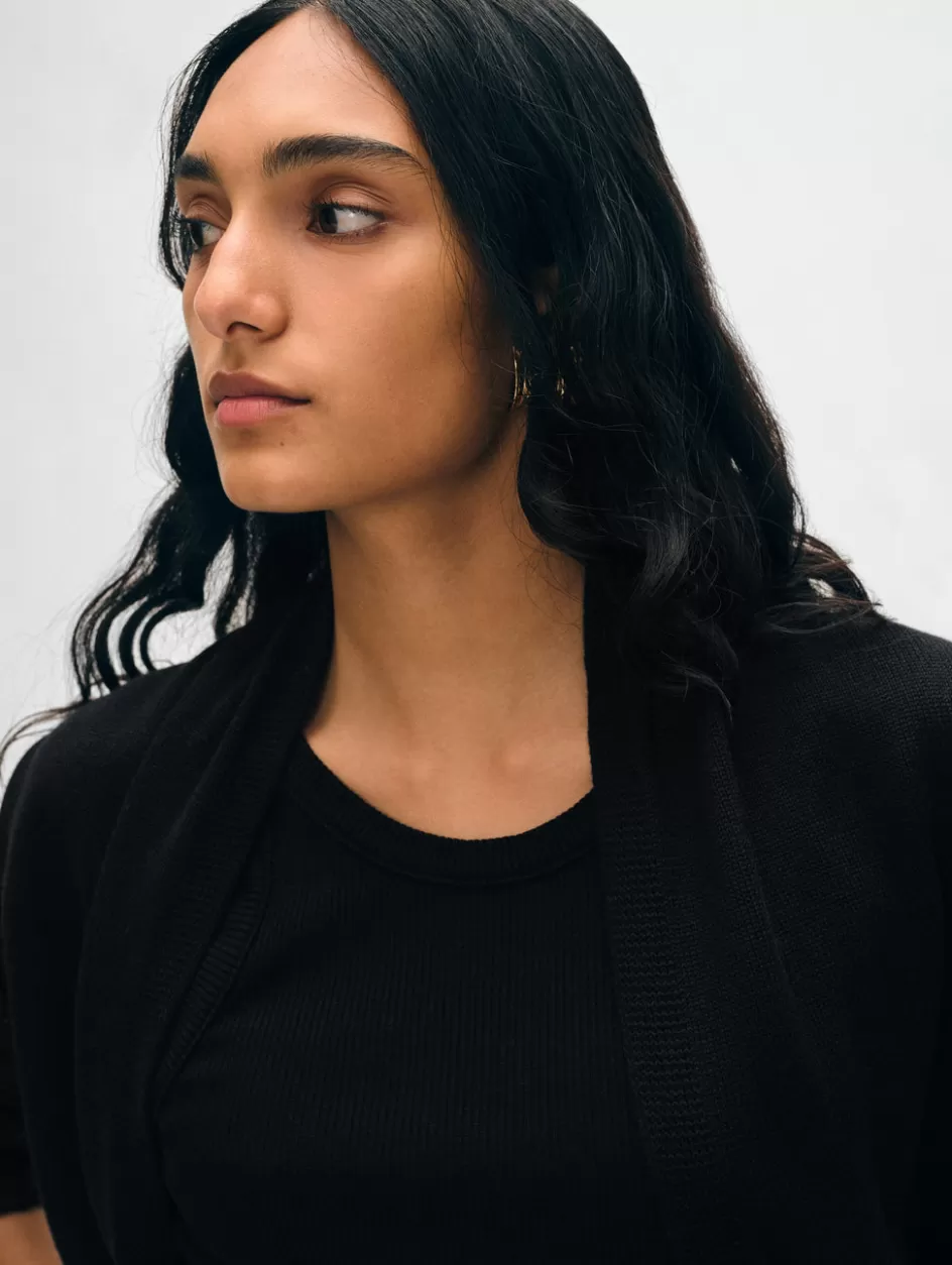 White + Warren Cardigans-organic cotton mini trapeze cardigan
