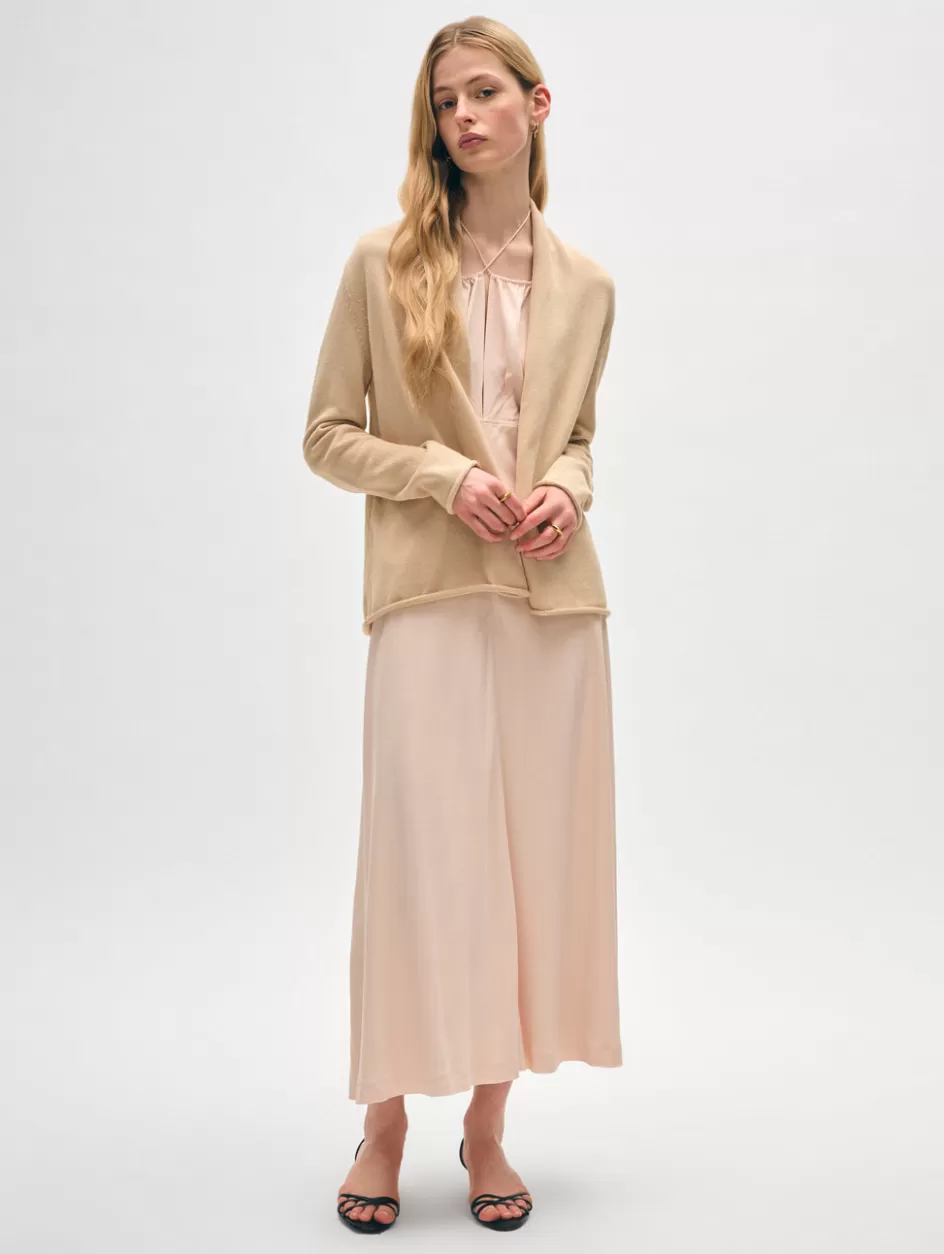 White + Warren Cardigans-organic cotton mini trapeze cardigan