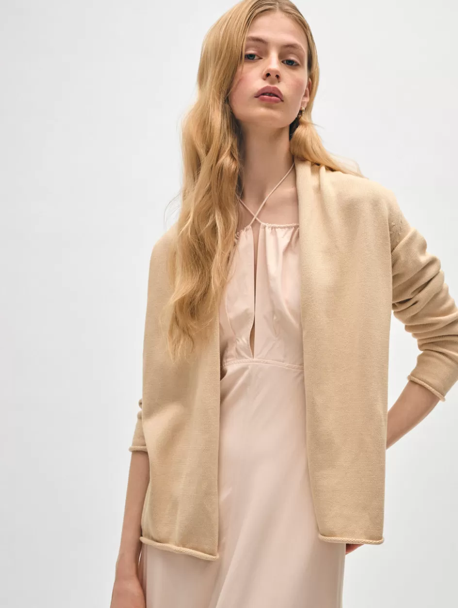 White + Warren Cardigans-organic cotton mini trapeze cardigan