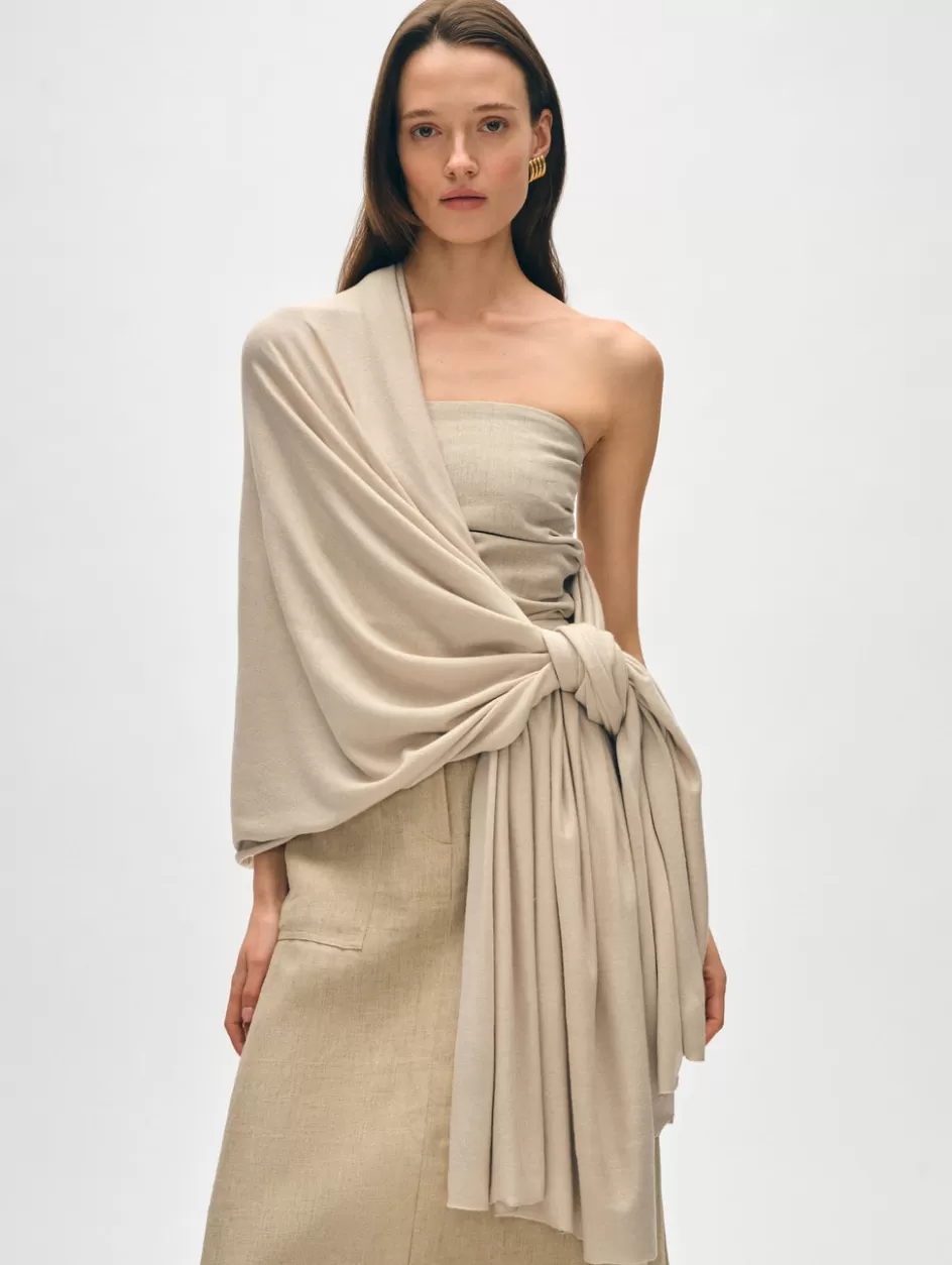 White + Warren Accessories-silk cashmere travel wrap