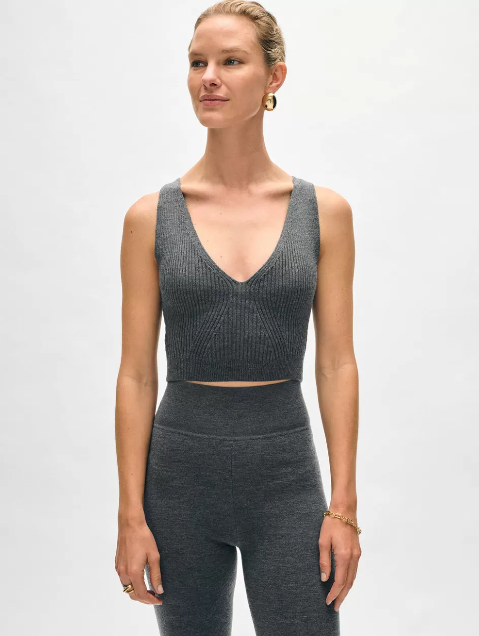 White + Warren Lounge-superfine merino bralette